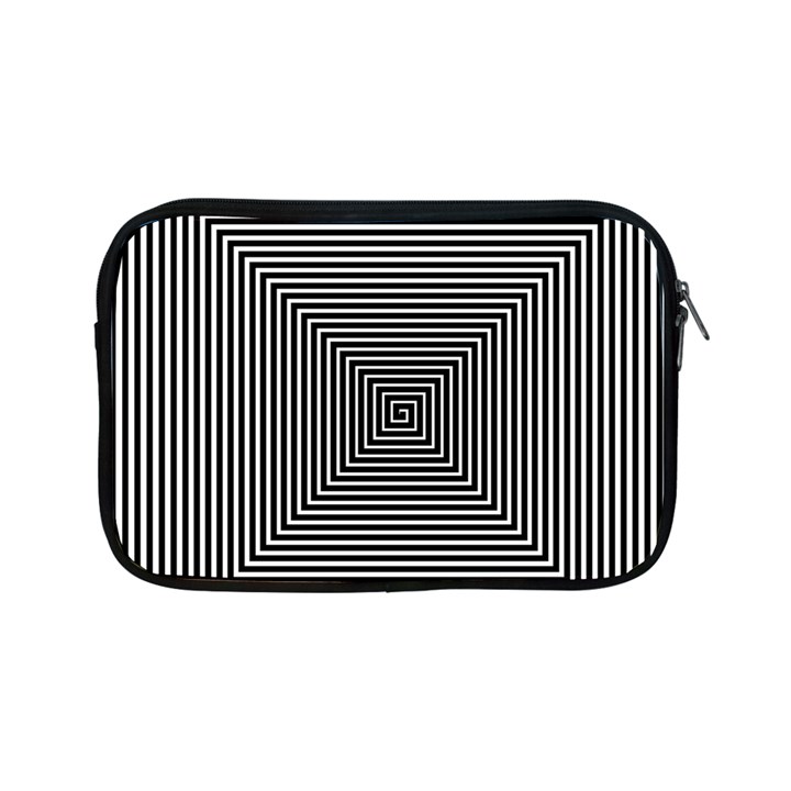 Maze Design Black White Background Apple iPad Mini Zipper Cases