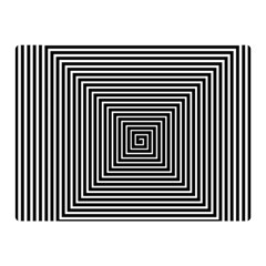 Maze Design Black White Background Double Sided Flano Blanket (mini) 