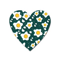 Wanna Have Some Egg? Heart Magnet by designsbymallika