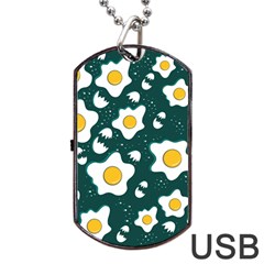 Wanna Have Some Egg? Dog Tag Usb Flash (one Side) by designsbymallika