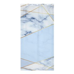 Blue Marble Print Shower Curtain 36  X 72  (stall)  by designsbymallika