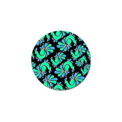 Peacock Pattern Golf Ball Marker (4 Pack) by designsbymallika