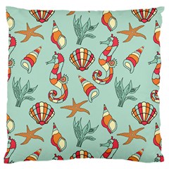 Coral Love Standard Flano Cushion Case (two Sides) by designsbymallika