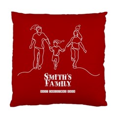 Family Xmas Cushion Case (two Sided) 