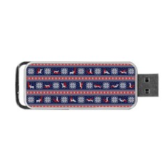 Christmas Deer Sex Portable Usb Flash (one Side) by dimaV