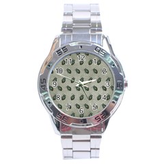 Army Green Hand Grenades Stainless Steel Analogue Watch by McCallaCoultureArmyShop