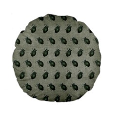 Army Green Hand Grenades Standard 15  Premium Flano Round Cushions