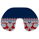 xmas winter sleep Travel Neck Pillow Front