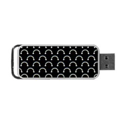 Pattern Arc En Ciel/nuages Portable Usb Flash (two Sides) by kcreatif