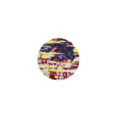 Multicolored Abstract Grunge Texture Print 1  Mini Magnets by dflcprintsclothing