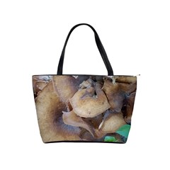 Close Up Mushroom Abstract Classic Shoulder Handbag by Fractalsandkaleidoscopes