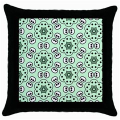 Texture Dots Pattern Throw Pillow Case (black) by Alisyart