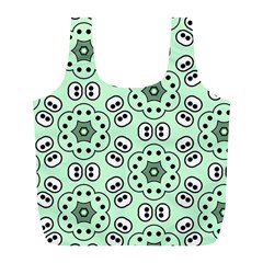 Texture Dots Pattern Full Print Recycle Bag (l)