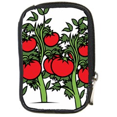 Tomato Garden Vine Plants Red Compact Camera Leather Case by HermanTelo