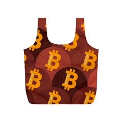 Cryptocurrency Bitcoin Digital Full Print Recycle Bag (s) by HermanTelo