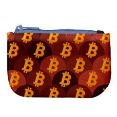 Cryptocurrency Bitcoin Digital Large Coin Purse