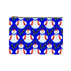 Seamless Snow Cool Cosmetic Bag (large)