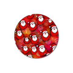 Santa Clause Magnet 3  (round) by HermanTelo