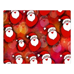 Santa Clause Double Sided Flano Blanket (large)  by HermanTelo