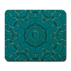 Over The Calm Sea Is The Most Beautiful Star Large Mousepads by pepitasart