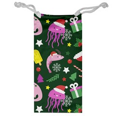 Colorful Funny Christmas Pattern Jewelry Bag