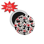 Cute Christmas Seamless Pattern Vector 1.75  Magnets (100 pack)  Front