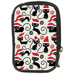 Cute Christmas Seamless Pattern Vector Compact Camera Leather Case by Vaneshart