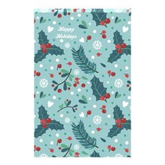 Seamless Pattern With Berries Leaves Shower Curtain 48  X 72  (small) 