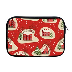 Christmas New Year Seamless Pattern Apple Macbook Pro 17  Zipper Case by Vaneshart