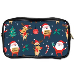 Funny Christmas Pattern Toiletries Bag (two Sides)