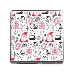 Christmas Themed Seamless Pattern Memory Card Reader (square 5 Slot) by Vaneshart