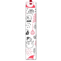 Christmas Themed Seamless Pattern Large Book Marks by Vaneshart