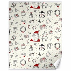 Cute Christmas Doodles Seamless Pattern Canvas 18  x 24 