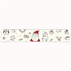 Cute Christmas Doodles Seamless Pattern Small Bar Mats by Vaneshart