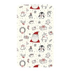 Cute Christmas Doodles Seamless Pattern Memory Card Reader (Rectangular)