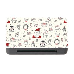 Cute Christmas Doodles Seamless Pattern Memory Card Reader with CF