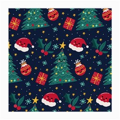 Colorful Funny Christmas Pattern Medium Glasses Cloth