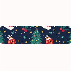 Colorful Funny Christmas Pattern Large Bar Mats