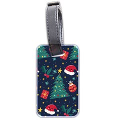 Colorful Funny Christmas Pattern Luggage Tag (two sides)