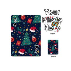 Colorful Funny Christmas Pattern Playing Cards 54 Designs (mini)
