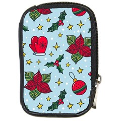 Colorful Funny Christmas Pattern Compact Camera Leather Case