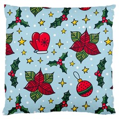 Colorful Funny Christmas Pattern Large Cushion Case (two Sides)