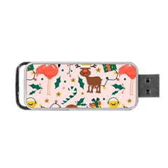 Colorful Funny Christmas Pattern Portable Usb Flash (one Side)