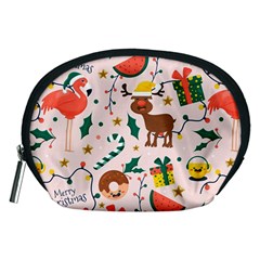 Colorful Funny Christmas Pattern Accessory Pouch (medium)