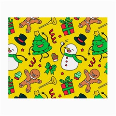 Funny Decoration Christmas Pattern Small Glasses Cloth by Vaneshart