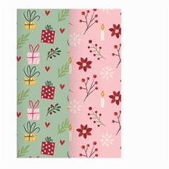 Flat Christmas Pattern Collection Large Garden Flag (two Sides)