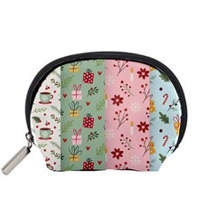 Flat Christmas Pattern Collection Accessory Pouch (small)