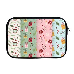 Flat Christmas Pattern Collection Apple Macbook Pro 17  Zipper Case