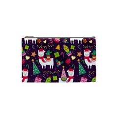 Colorful Funny Christmas Pattern Cosmetic Bag (small)