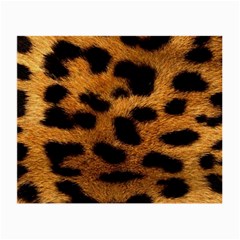 Leopard Skin Pattern Background Small Glasses Cloth (2 Sides) by Vaneshart